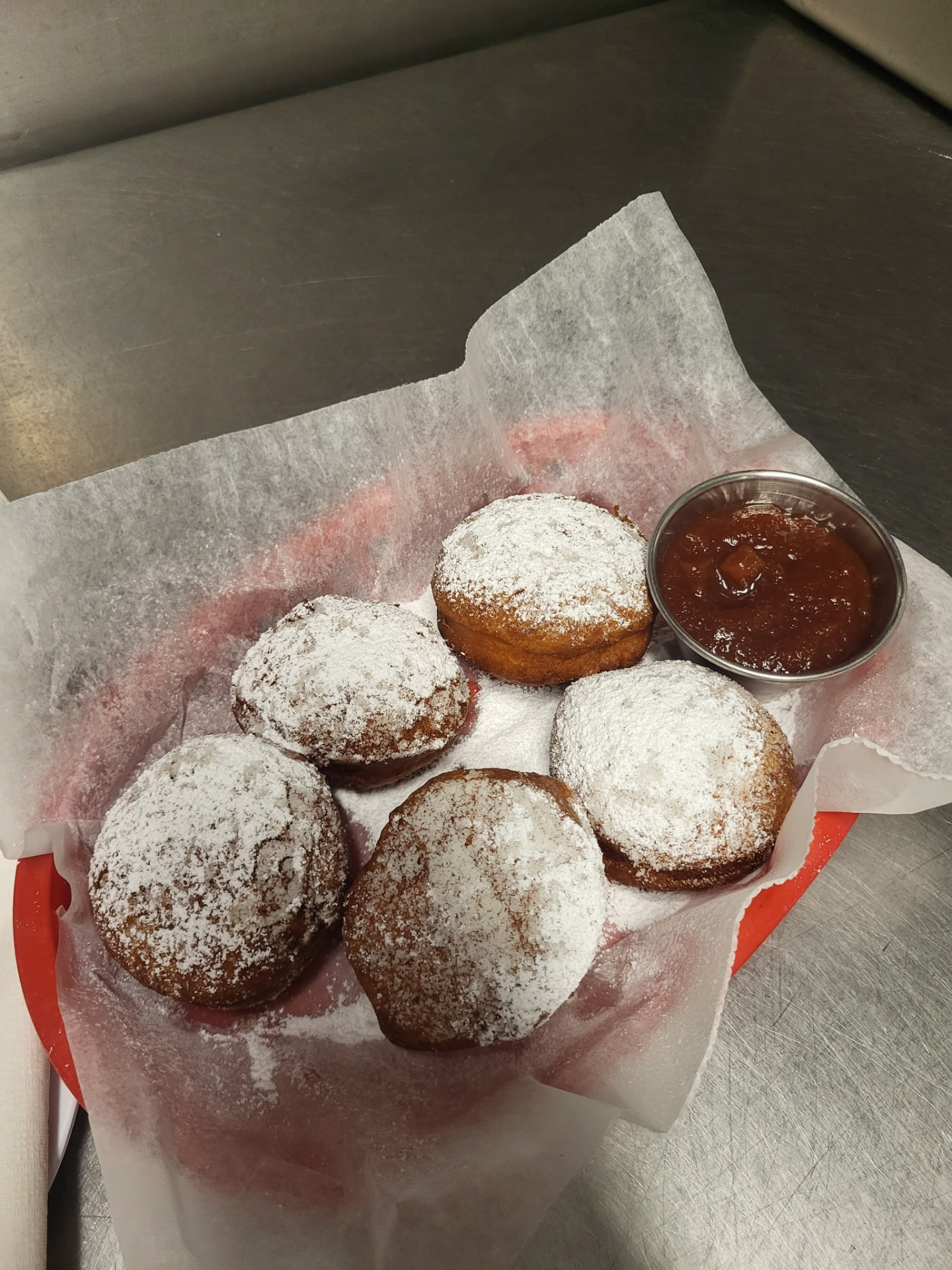 Fried Biscuits & Apple Butter